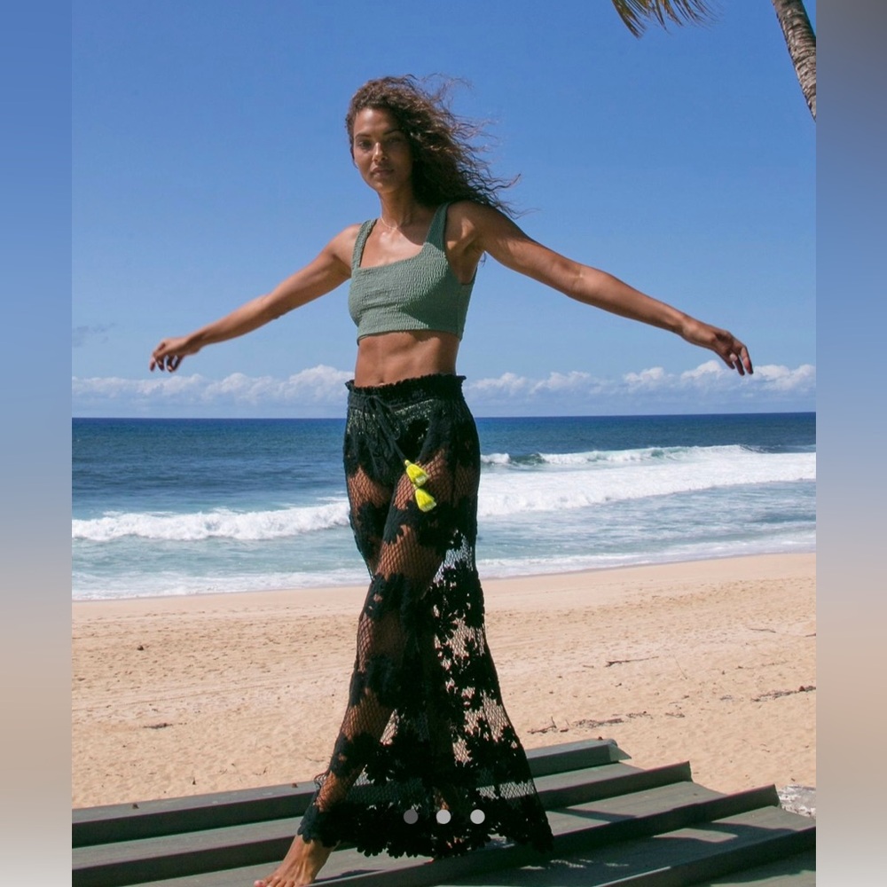 Free People convertible crochet slip